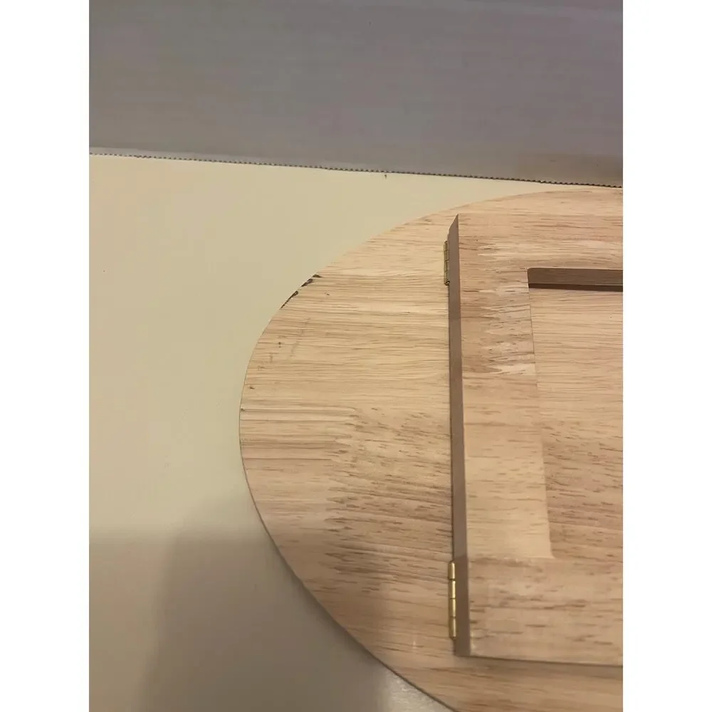Target Dollar Spot 2022 Wooden Folding Tray and Paper Towel Caddy